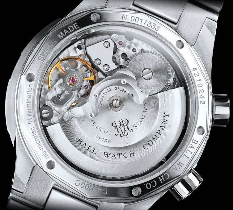 BALL Roadmaster M Model A Mechanical Alarm (41mm) DA9100C-S1-BK