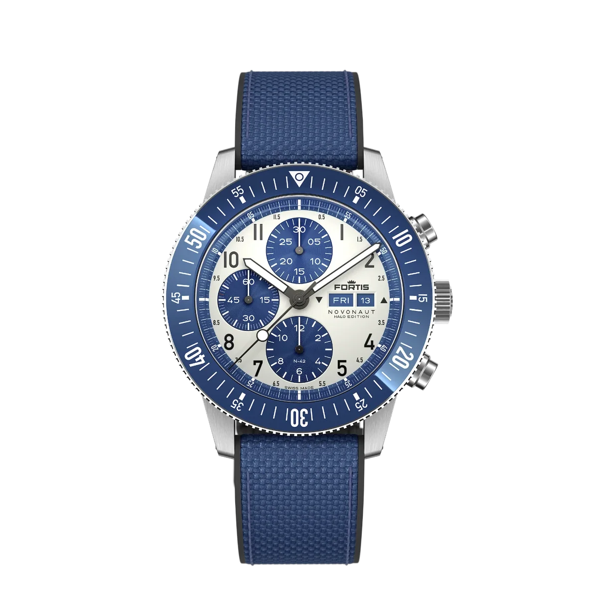 Fortis Novonaut N-42 TR Halo Blue F2040022