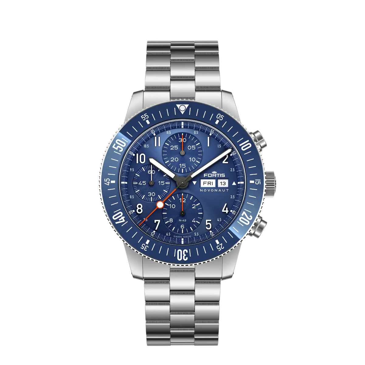 Fortis Novonaut N-42 Cobalt Blue Legacy F2040012