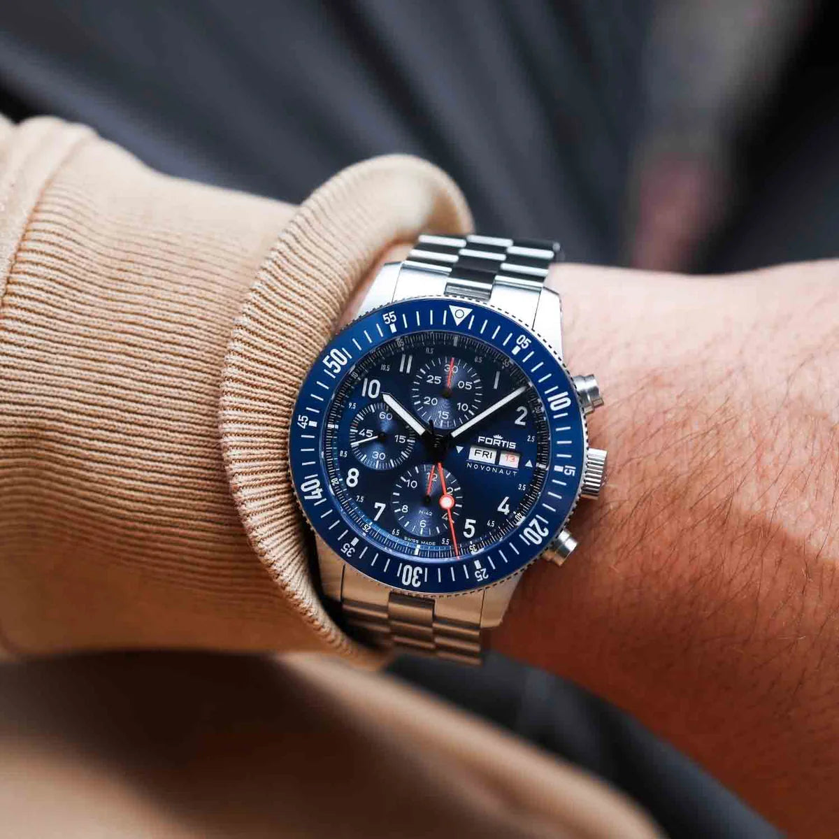 Fortis Novonaut N-42 Cobalt Blue Legacy F2040012