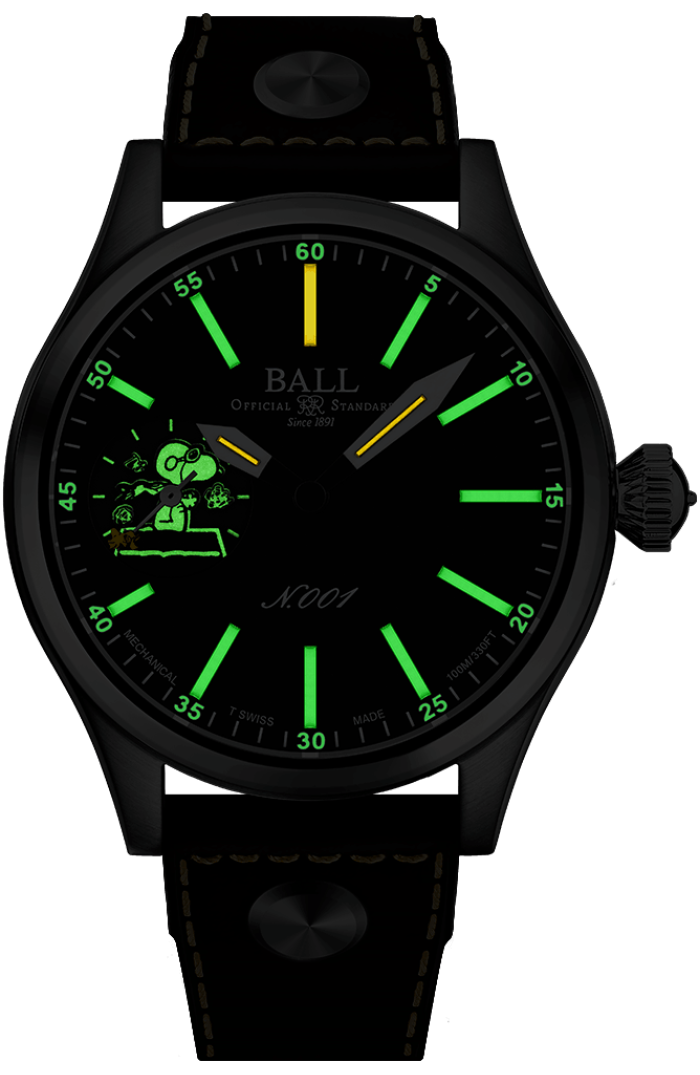 BALL Engineer Master II Snoopy Flying Ace (46mm) NM2638C-L2J-BK