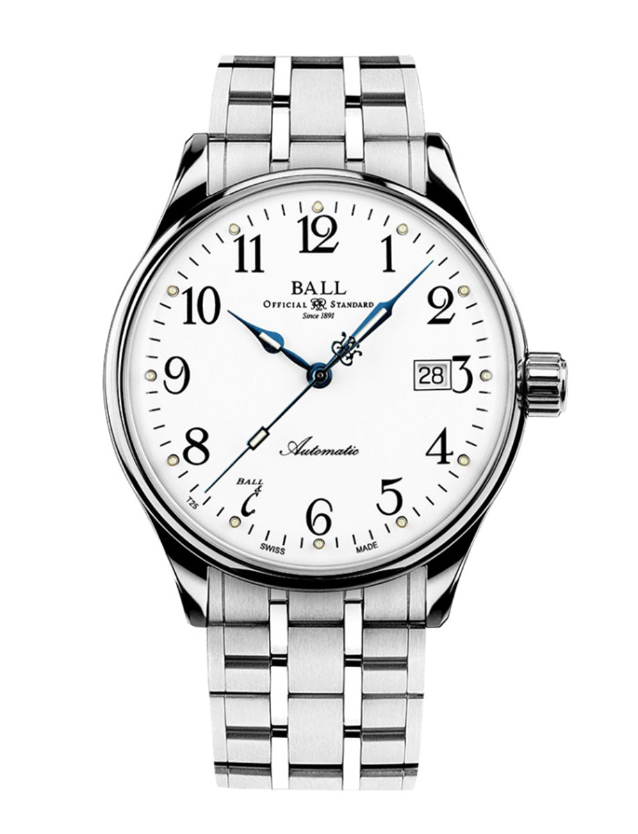 BALL Trainmaster Standard Time 135 Anniversary (40mm) NM3288D-SJ-WH