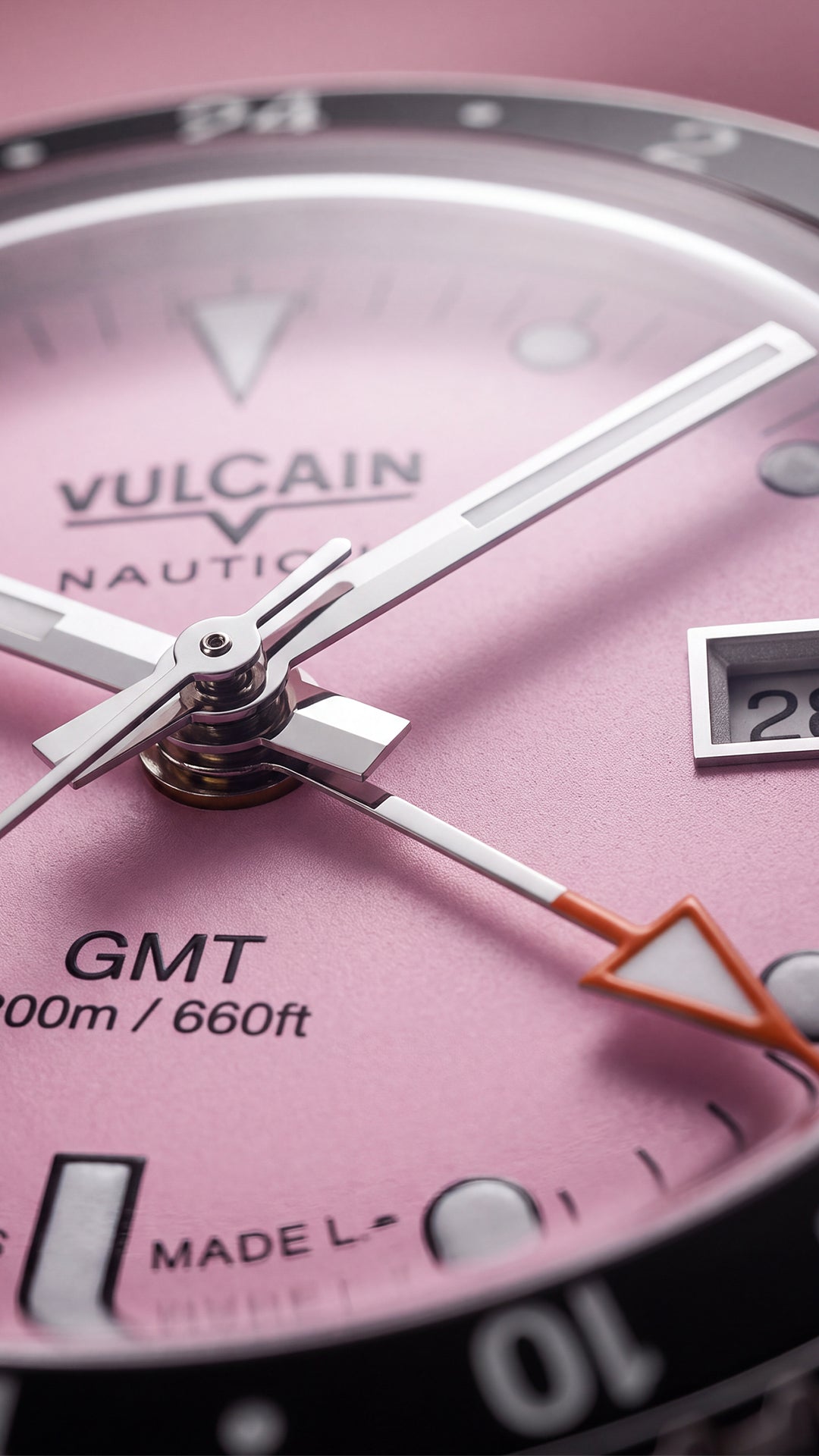 Vulcain Skindiver Nautical GMT Pink (38mm) 680174BL7