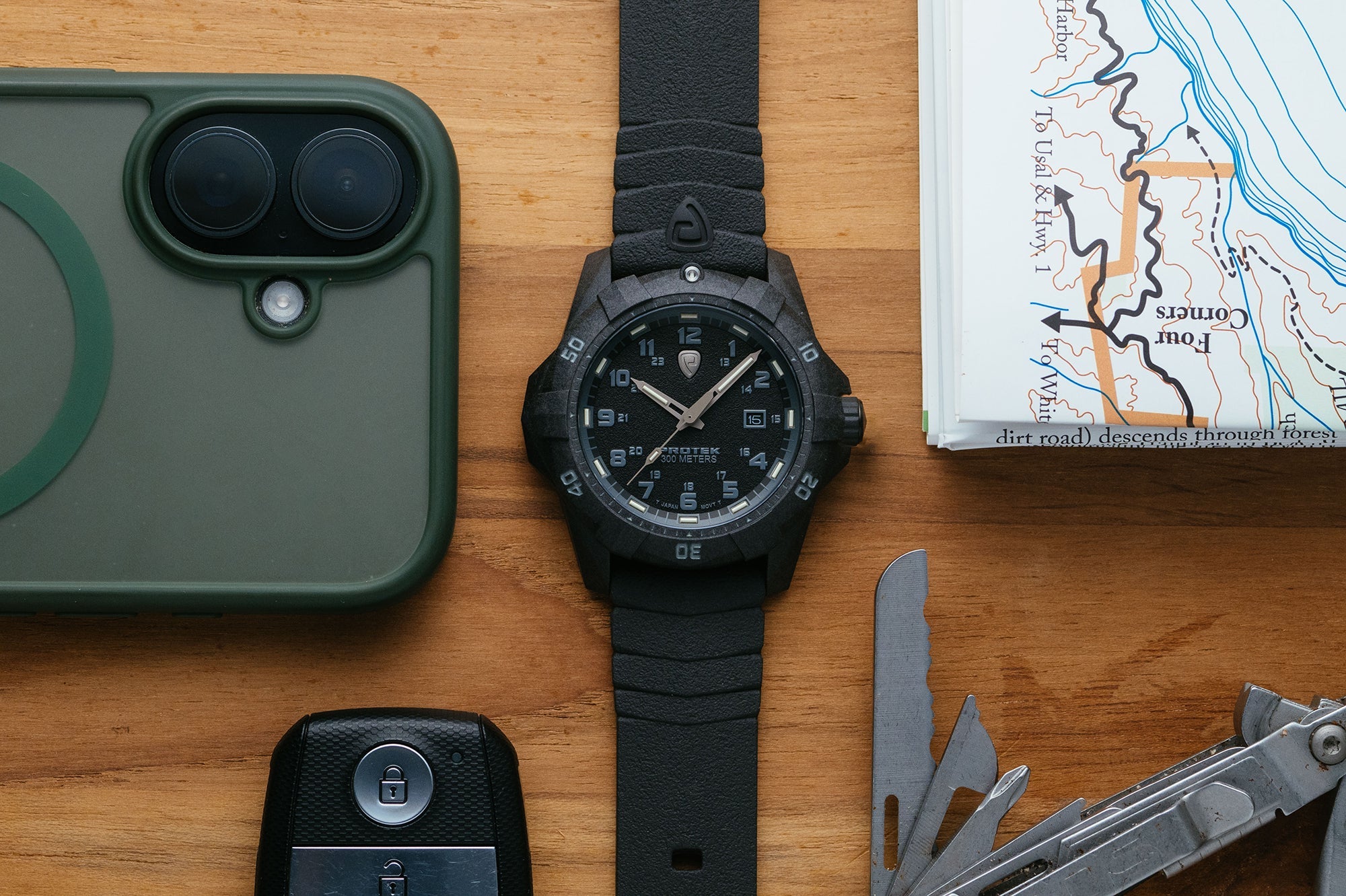 ProTek Carbon Composite Dive Watch (42mm) PT1001