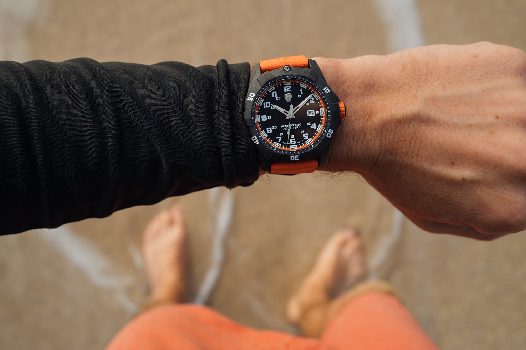 ProTek Carbon Composite Dive Watch (42mm) PT1004O