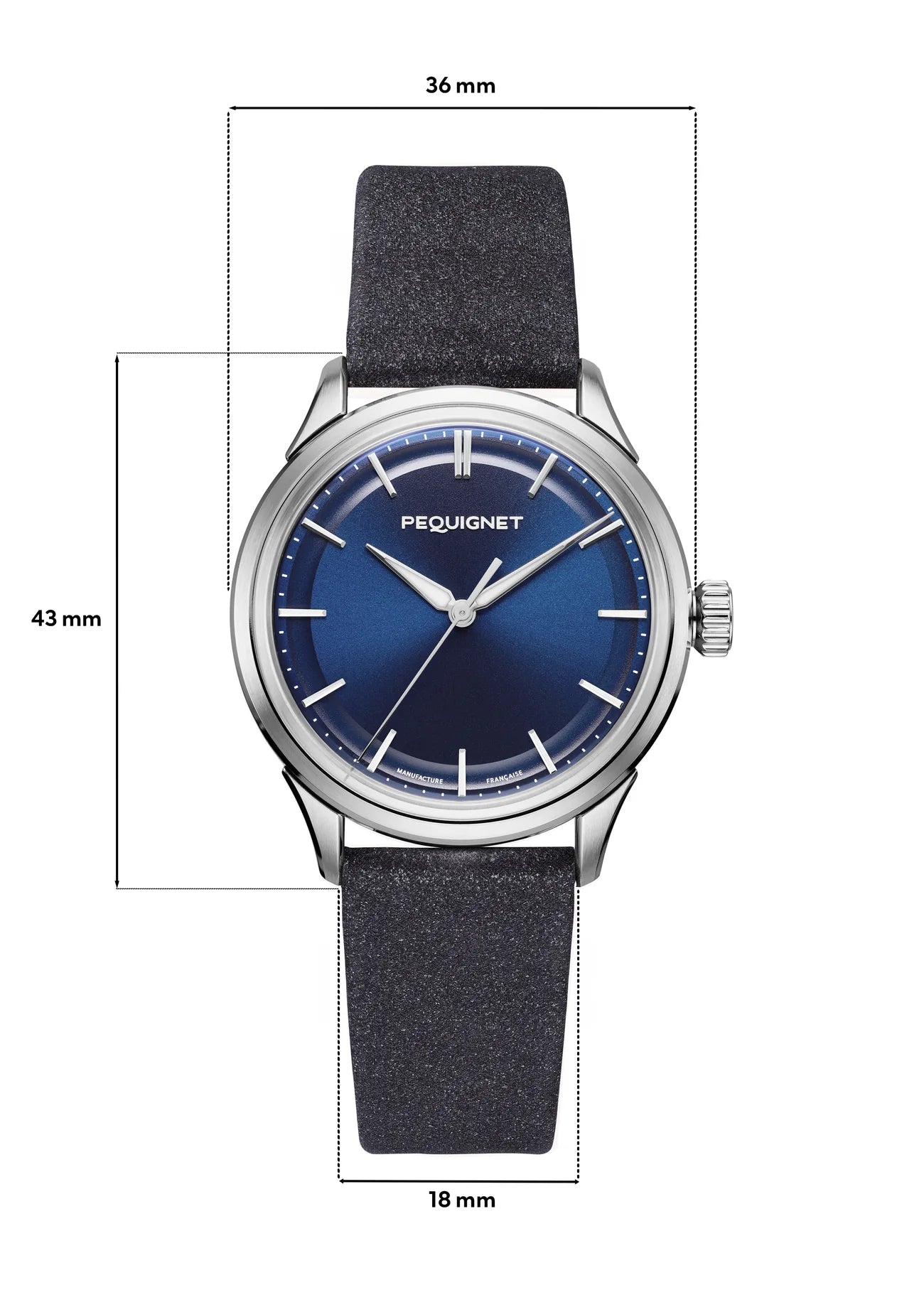 Pequignet Royale Paris Blue (36mm) 9106373