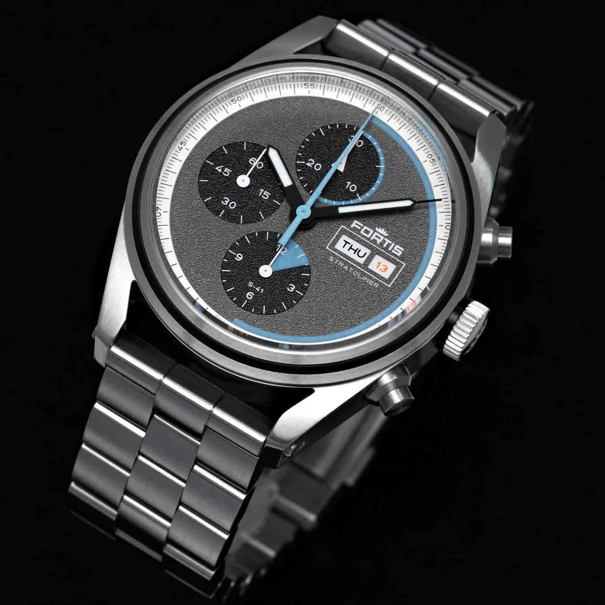 Fortis Stratoliner S-41 Cosmic Gray F2340008