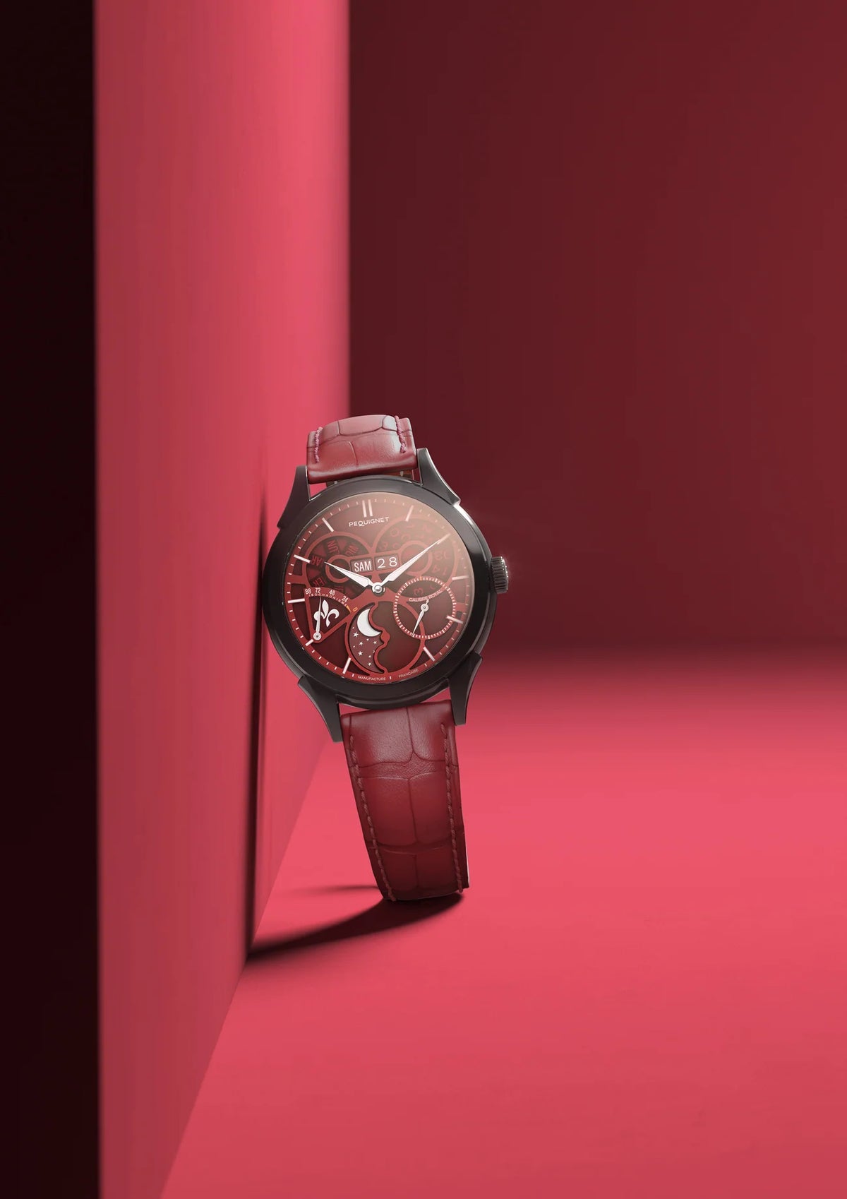 Pequignet Royale Saphir Ruby Red Limited (42mm) 9010860