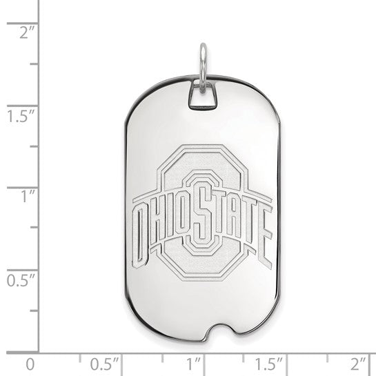 Ohio State University 14k Large Dog Tag Pendant