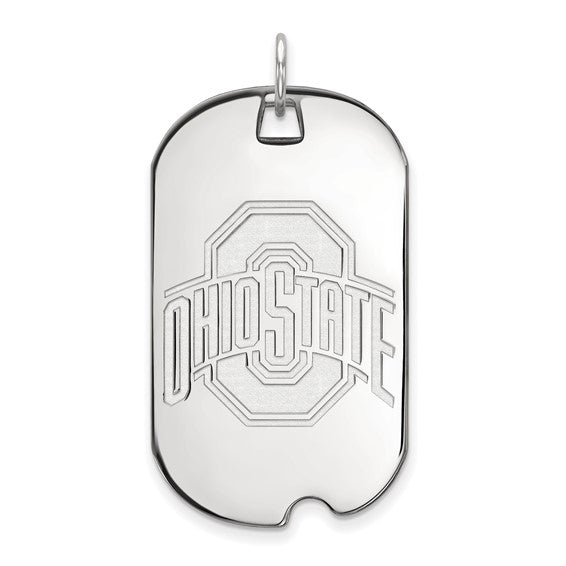Ohio State University 14k Large Dog Tag Pendant
