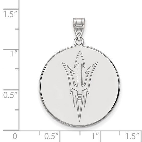 Arizona State University Pitchfork 14k Extra Large Disc Pendant