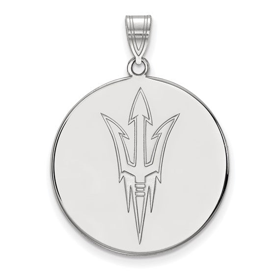 Arizona State University Pitchfork 14k Extra Large Disc Pendant