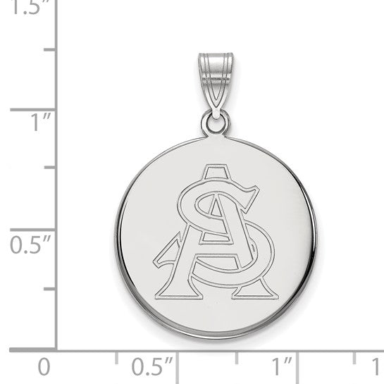 Arizona State University A-S 14k Large Disc Pendant