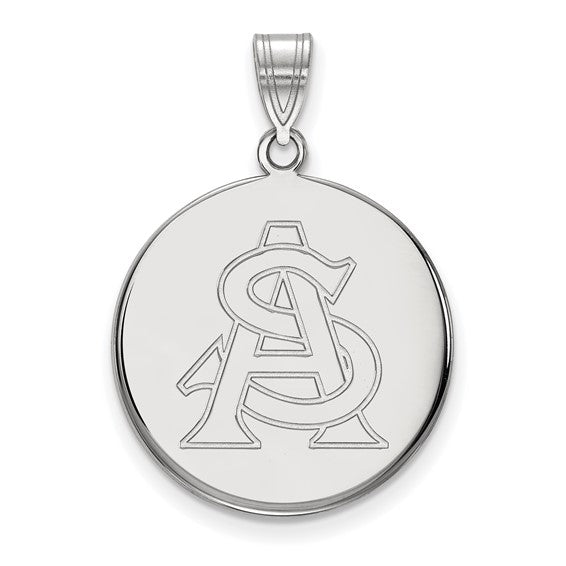 Arizona State University A-S 14k Large Disc Pendant