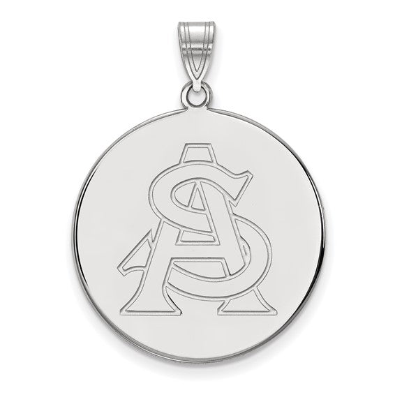 Arizona State University A-S 14k Extra Large Disc Pendant