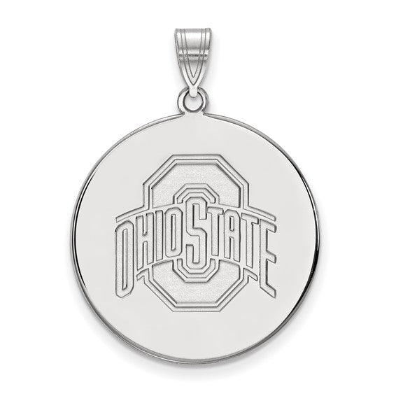 Ohio State University 14k Extra Large Disc Pendant