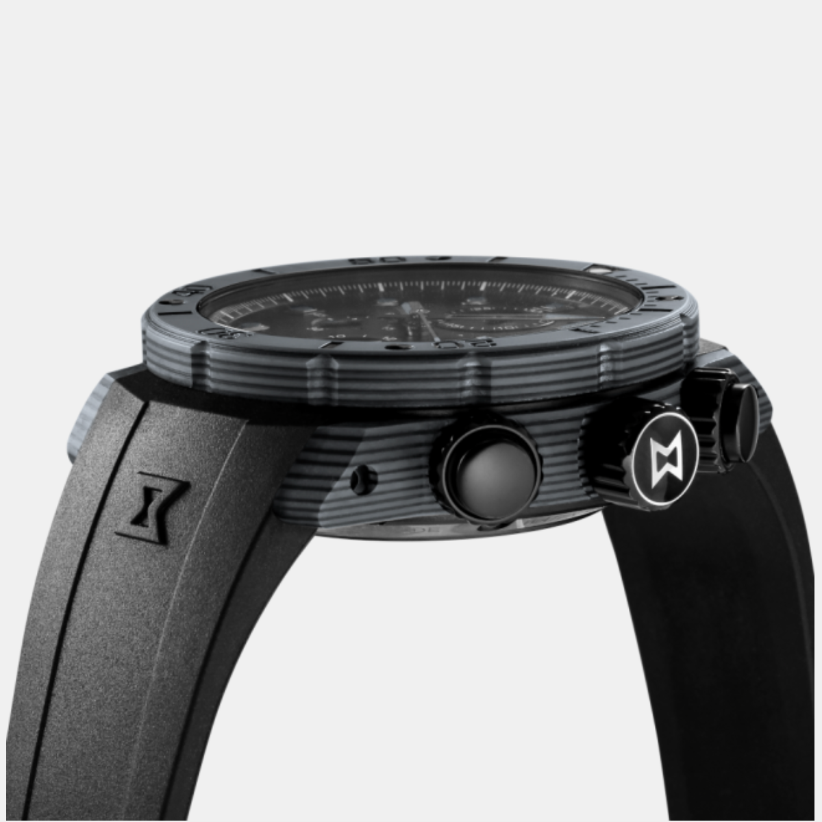 EDOX CO-1 CARBON CHRONOGRAPH AUTOMATIC 01125-CLNGN-BUNN