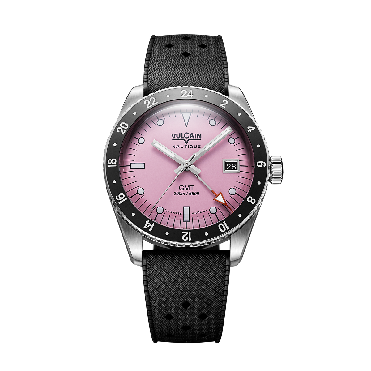 Vulcain Skindiver Nautical GMT Pink (38mm) 680174BL7