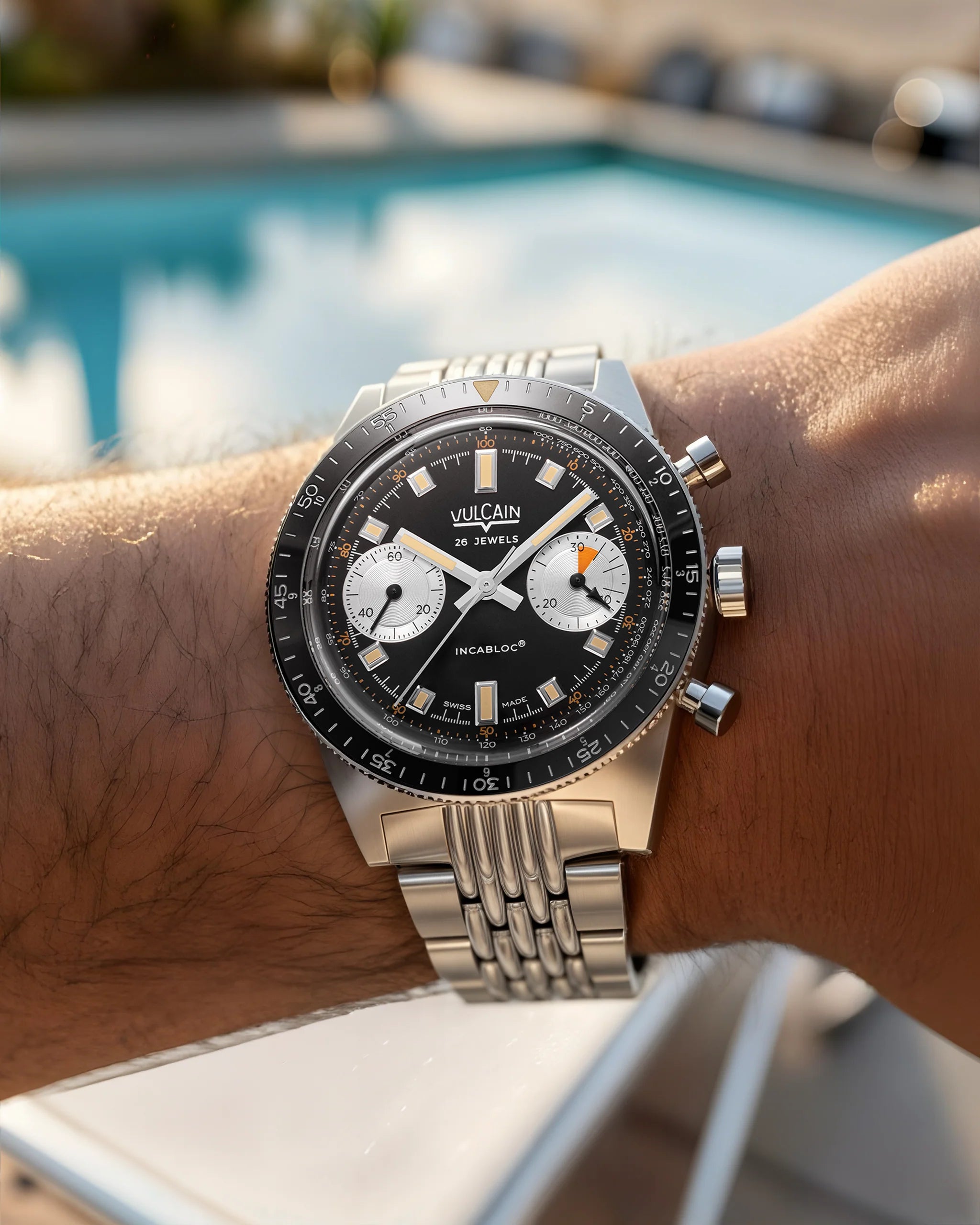 Vulcain Skindiver Chronograph Black (40mm) 590176A07