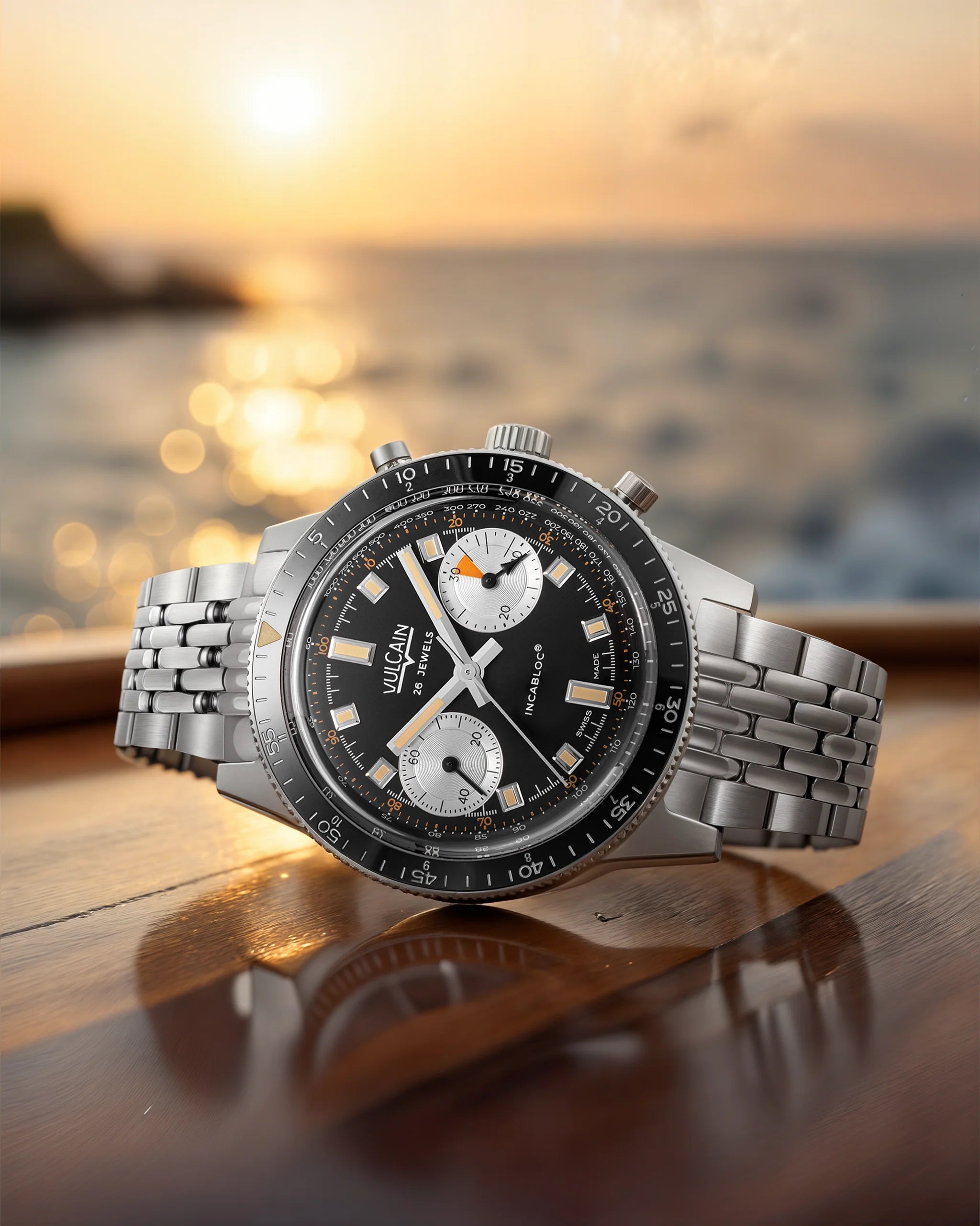 Vulcain Skindiver Chronograph Black (40mm) 590176A07