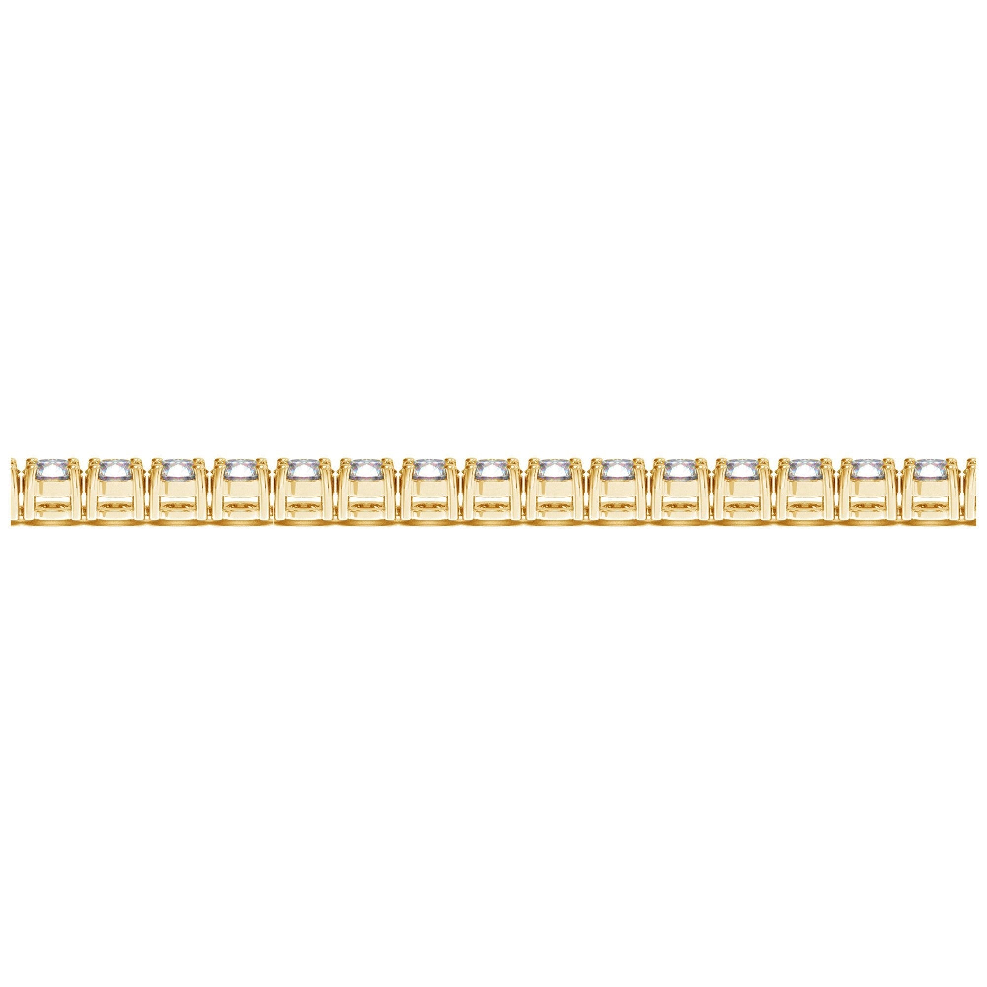 Lab Grown Round Diamond Tennis Bracelet in 14k Yellow Gold (8 cctw F/G VS2/SI1)
