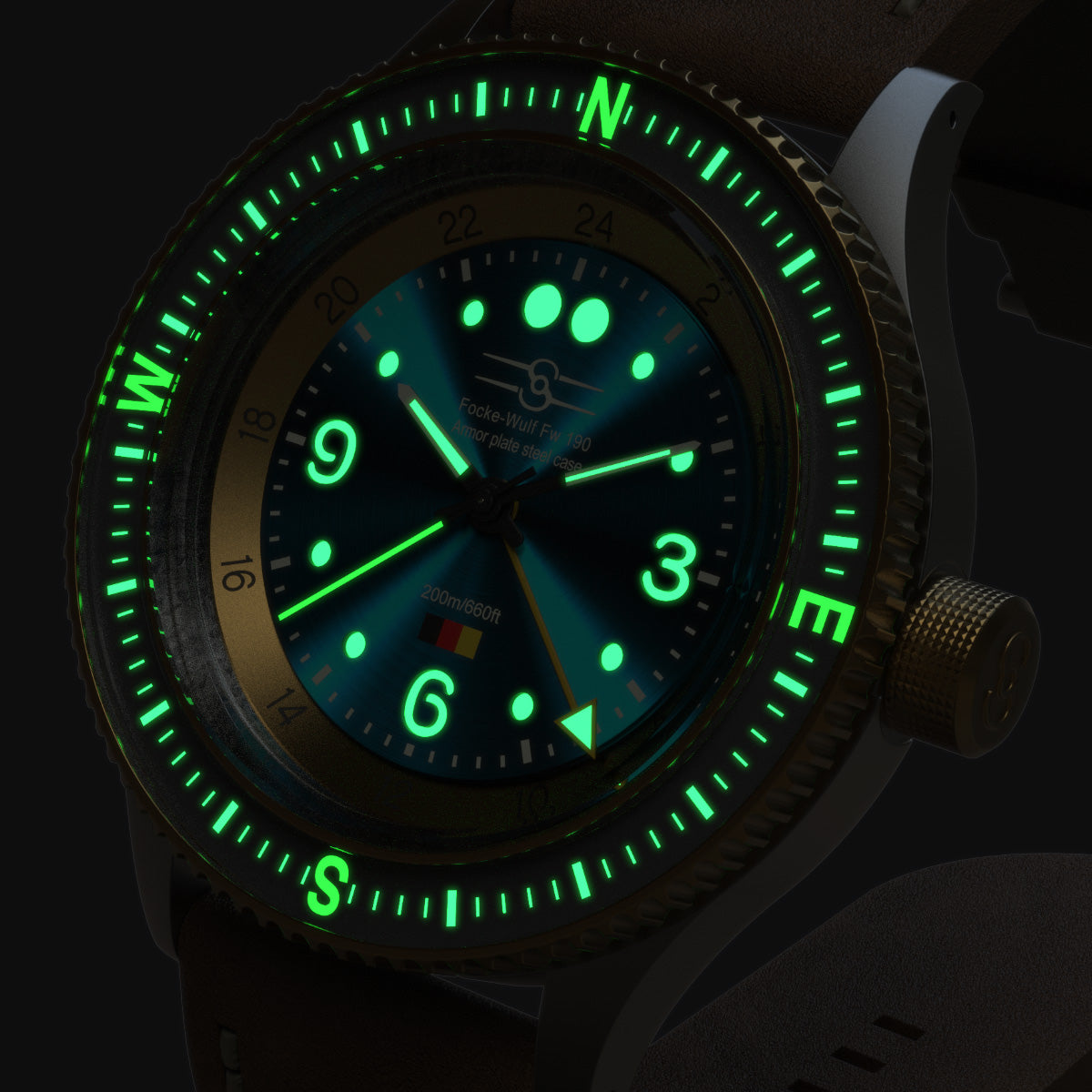 Sopwith Focke-Wulf Fw 190 Baltic Winter GMT (41mm)
