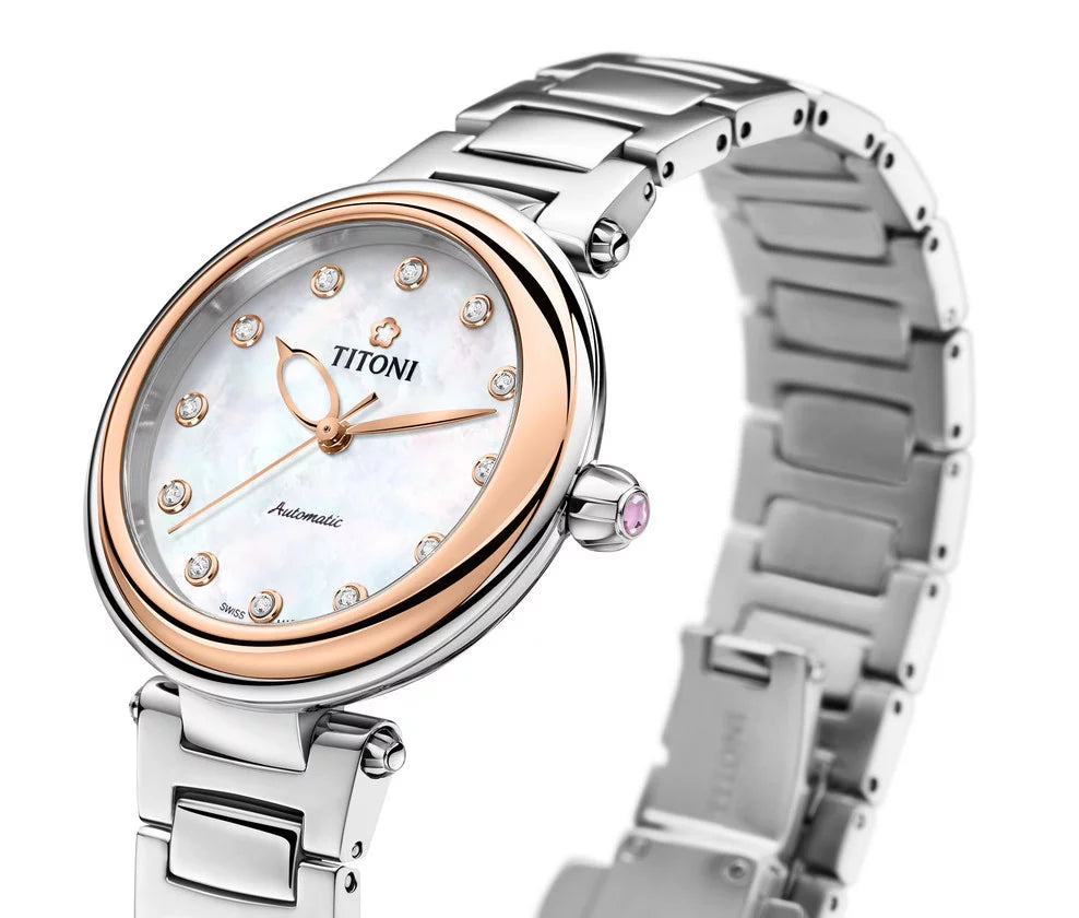 Titoni Miss Lovely (34mm) Mother of Pearl 23978 SRG-622