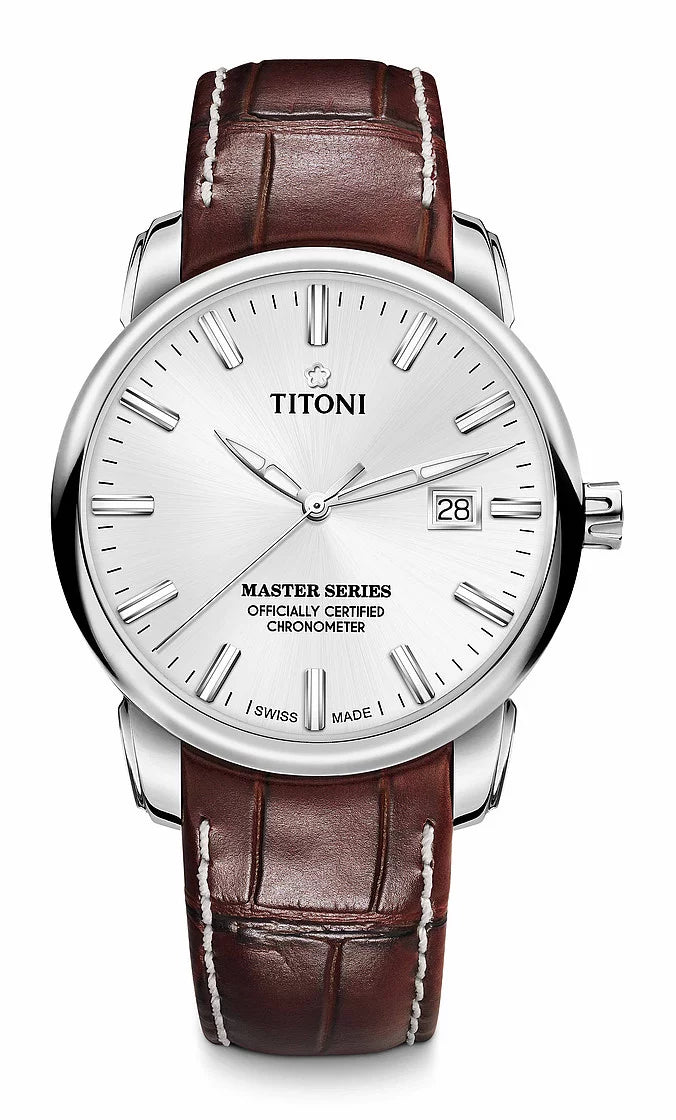 Titoni Master Series Chronometer Silver (41mm) 83188 S-ST-575