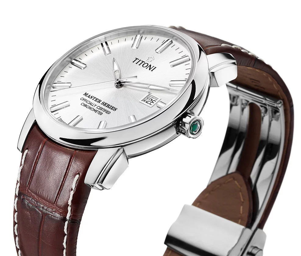 Titoni Master Series Chronometer Silver (41mm) 83188 S-ST-575
