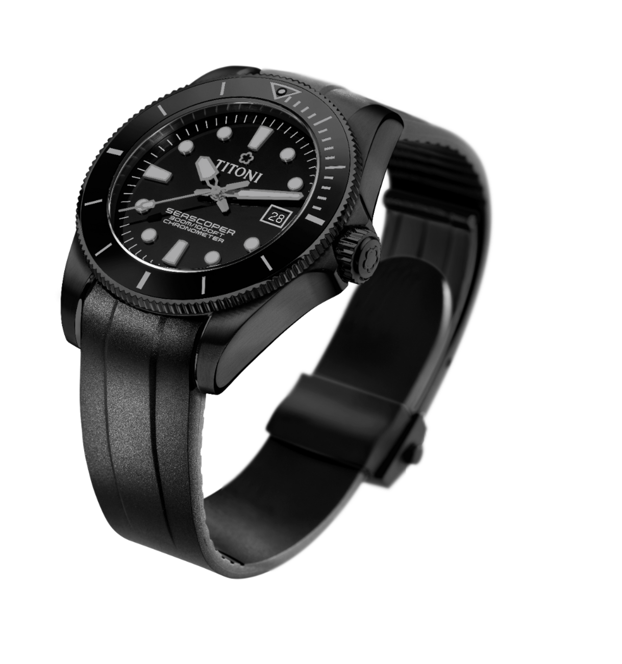 Titoni Seascoper 300 Black (42mm) 83300 B-BK-R-716