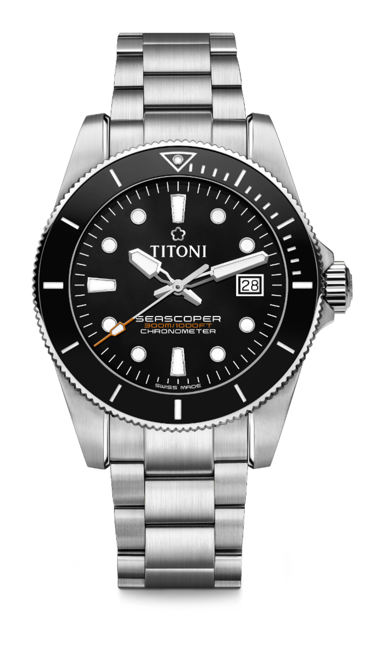 Titoni Seascoper 300 Black (42mm) 83300 S-BK-702