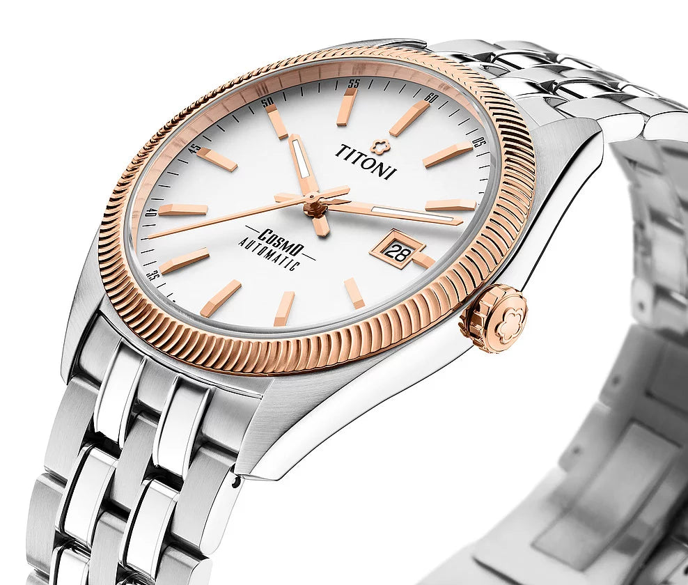 Titoni Cosmo Silver (41mm) 878 SRG-606
