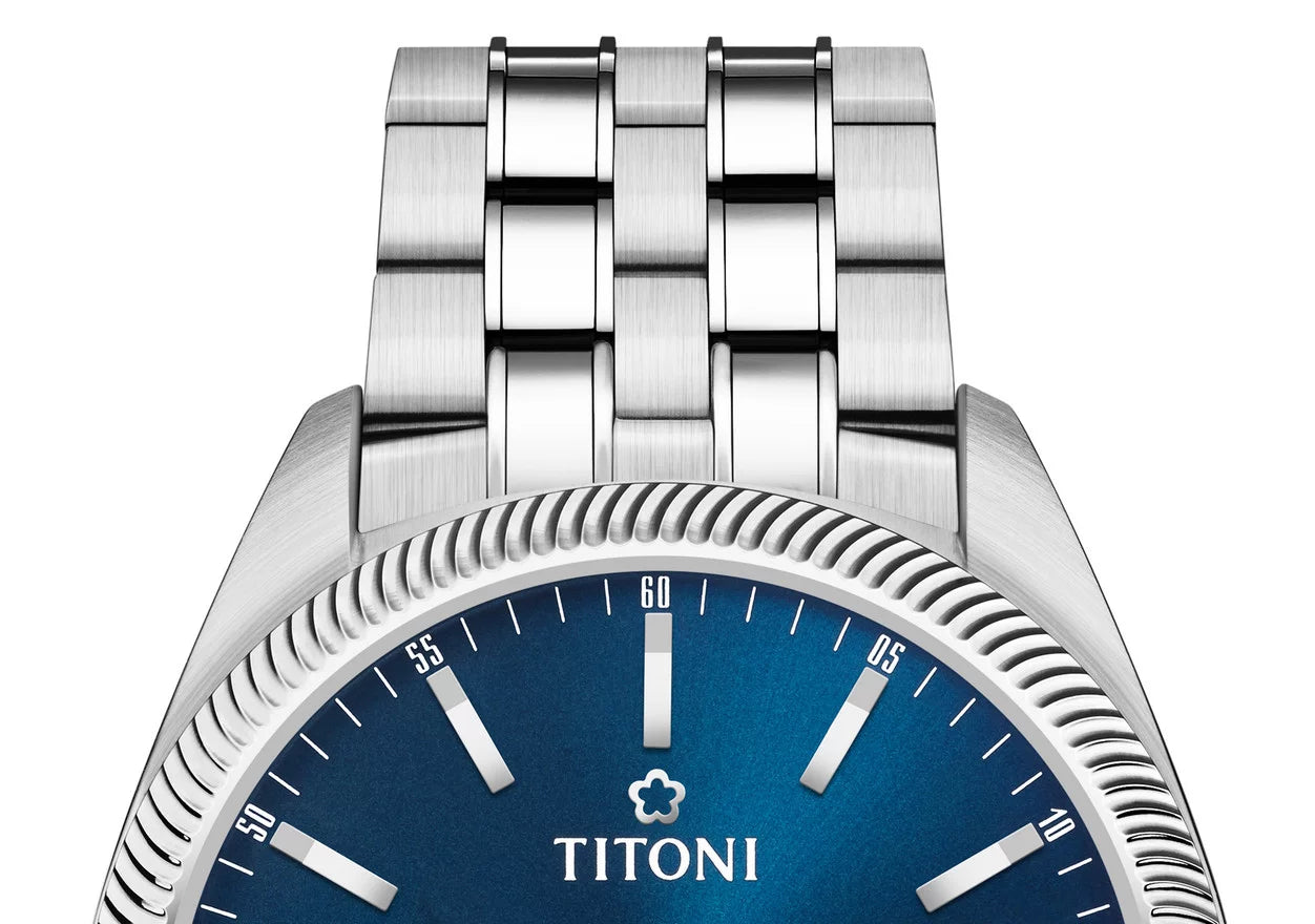 Titoni Cosmo Navy Blue (41mm) 878 S-612
