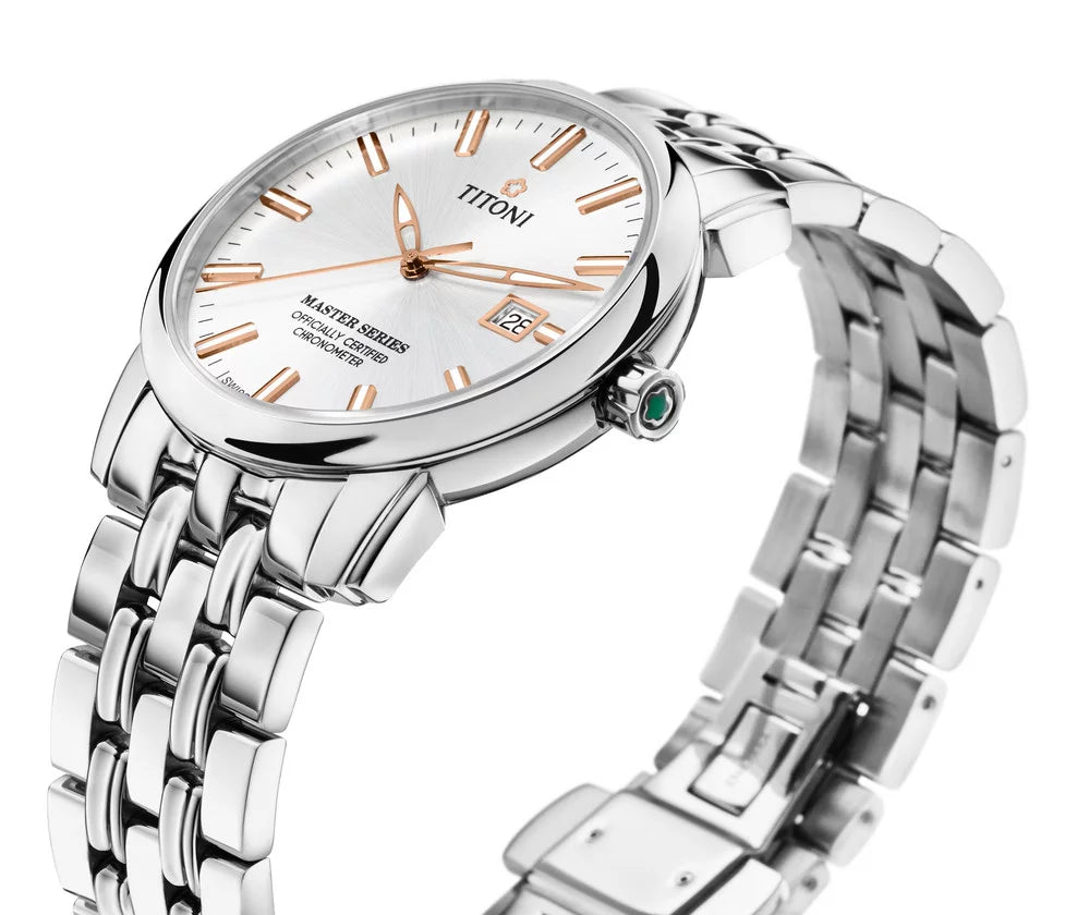 Titoni Master Series Chronometer Silver (41mm) 83188 S-575R