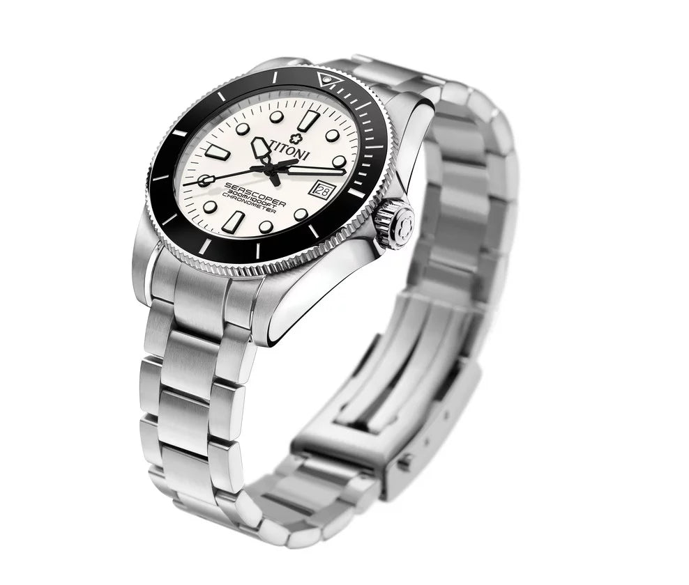 Titoni Seascoper 300 White (42mm) 83300 S-BK-713