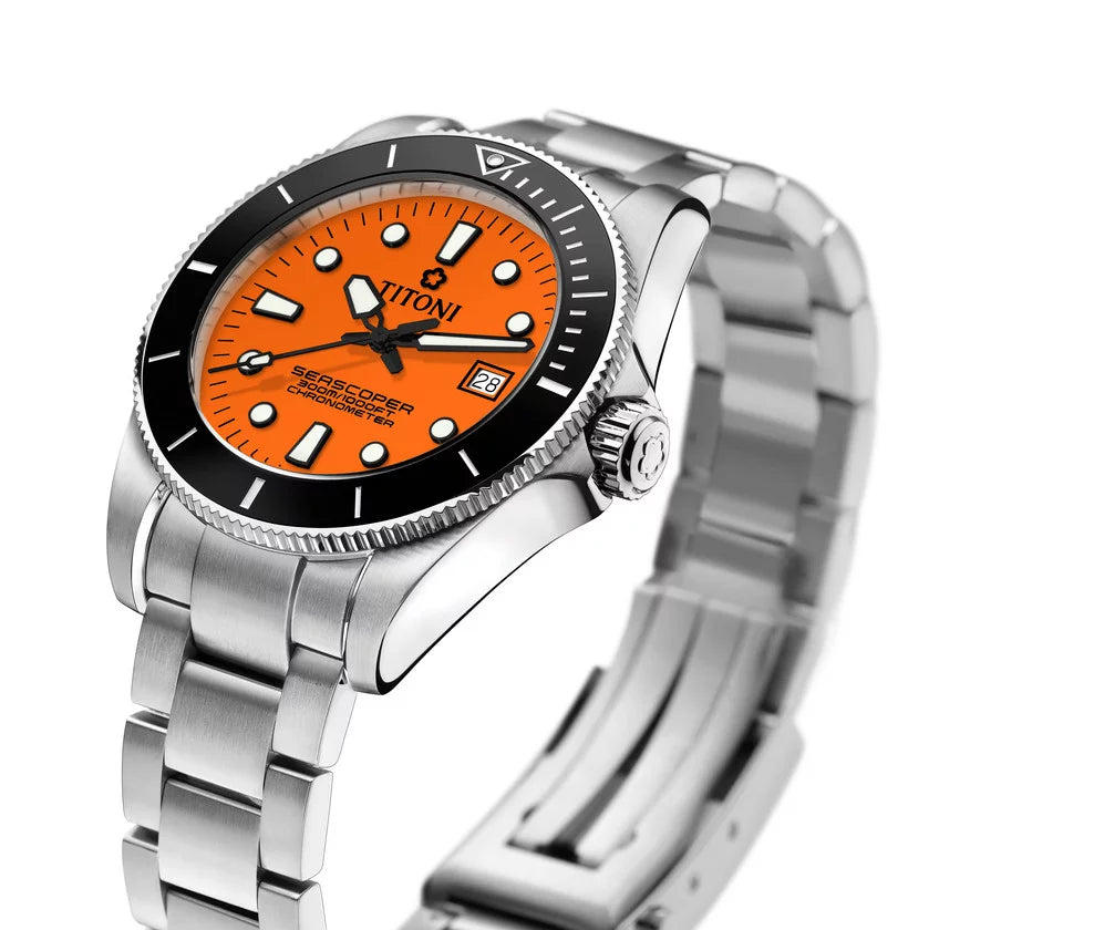 Titoni Seascoper 300 Orange (42mm) 83300 S-BK-715