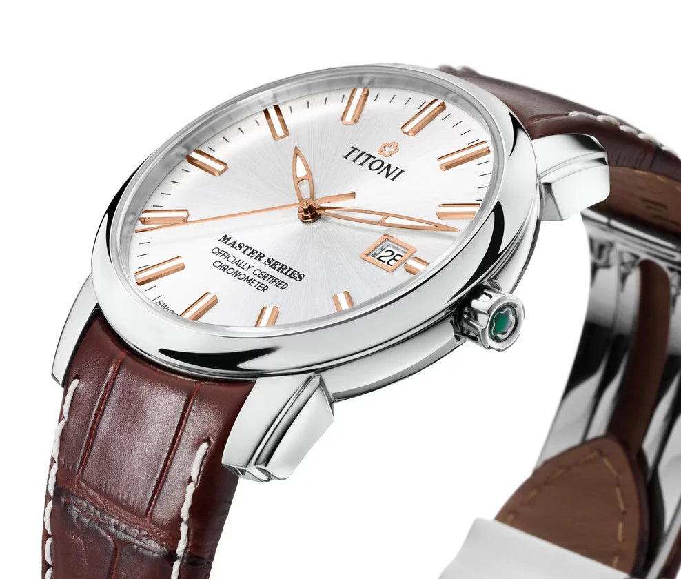 Titoni Master Series Chronometer Silver (41mm) 83188 S-ST-575R