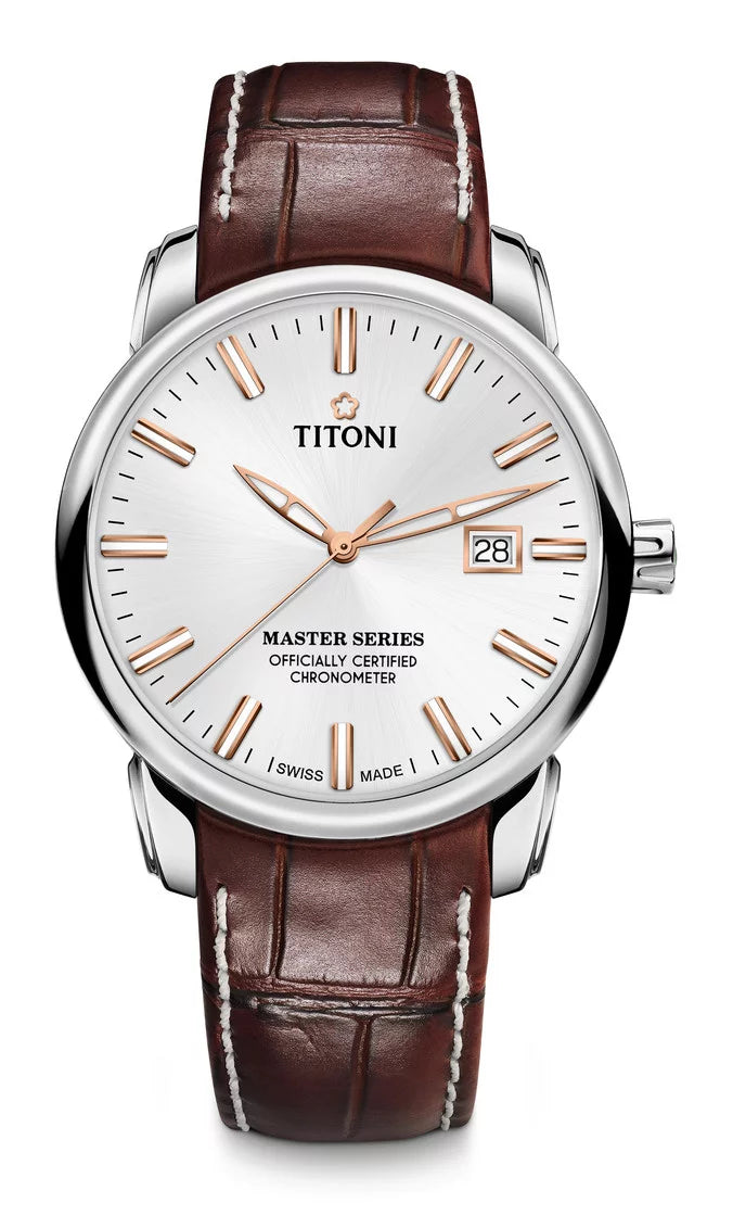 Titoni Master Series Chronometer Silver (41mm) 83188 S-ST-575R