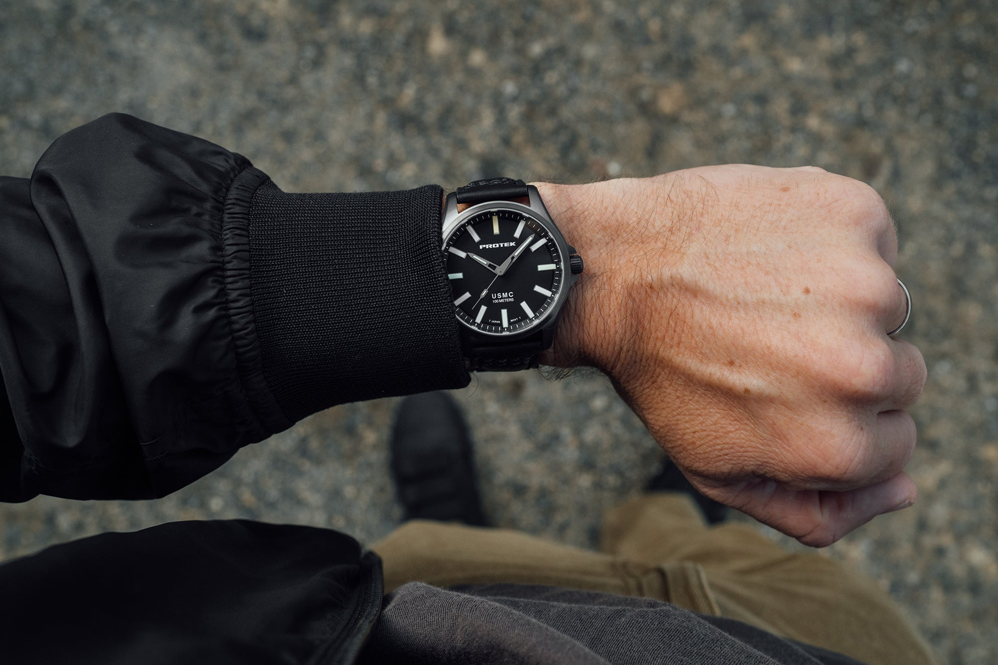 ProTek USMC Titanium Field Watch (40mm) PT3102