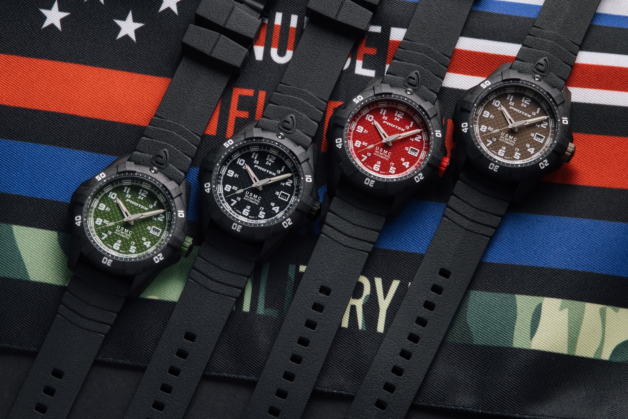 ProTek USMC Carbon Composite Automatic Dive Watch (42mm) PT1212