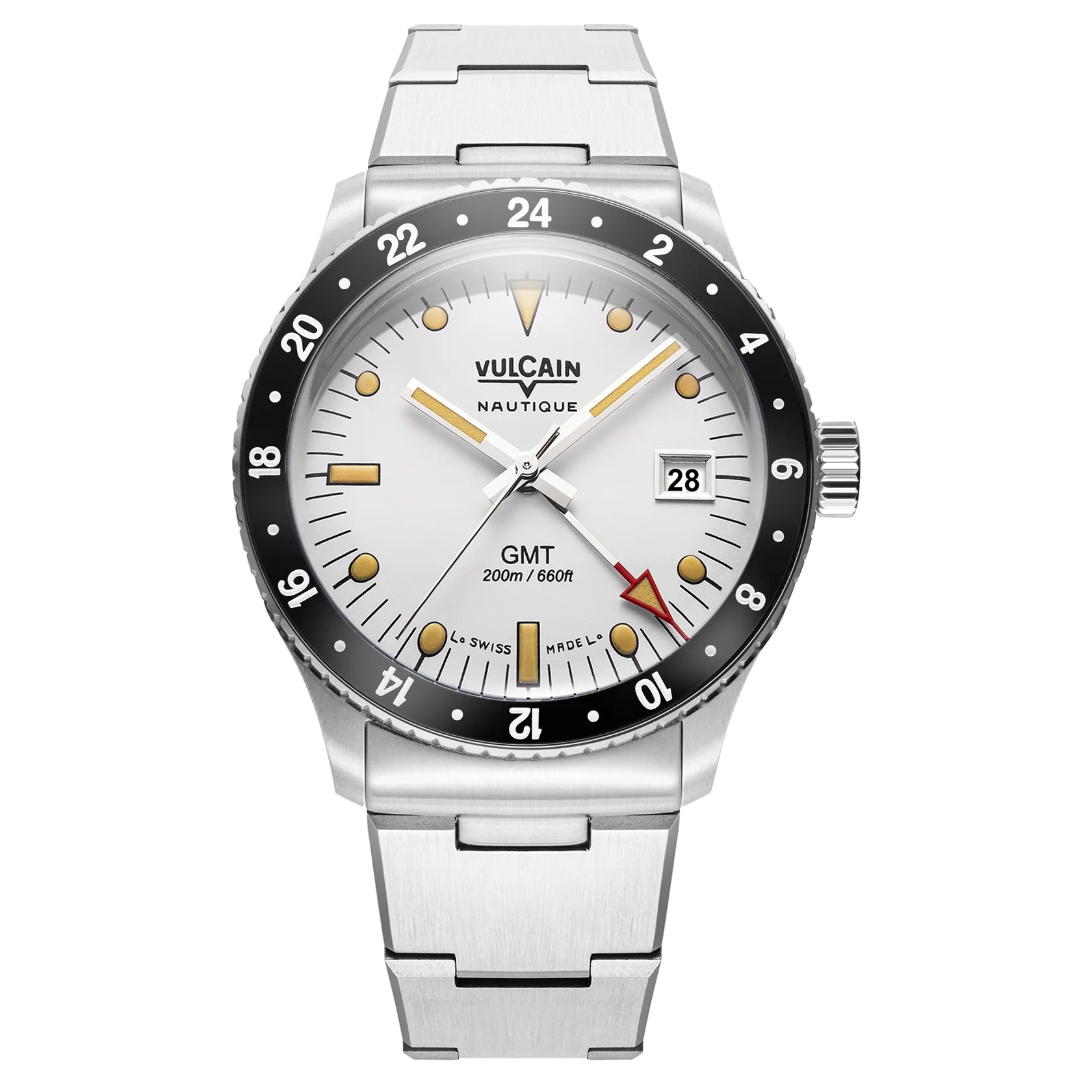 Vulcain Skindiver Nautical GMT White (38mm) 680174A57