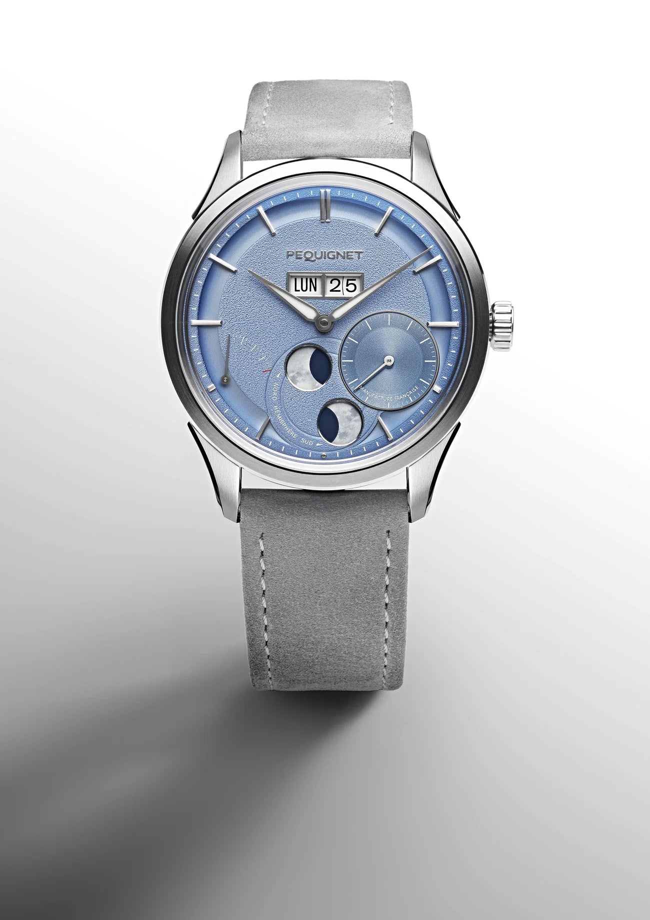 Pequignet Royale Paris Icy Blue Moon Phase (39.5mm) 9100613