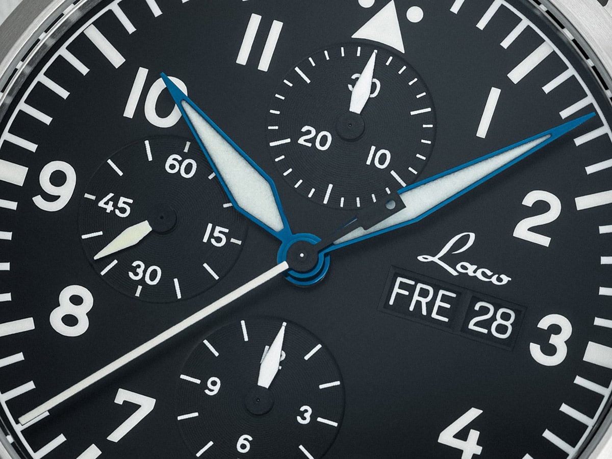 Laco Kiel.2.MB Schwarz Chronograph (43mm) Automatic 862148.MB