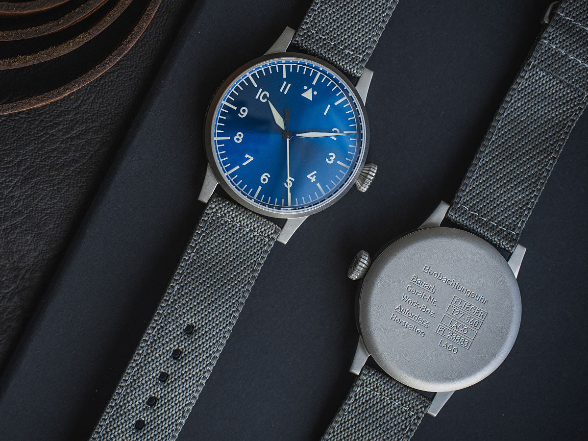 Laco Pilot Watch Original Munster Blue Stunde (42mm) Automatic 862081