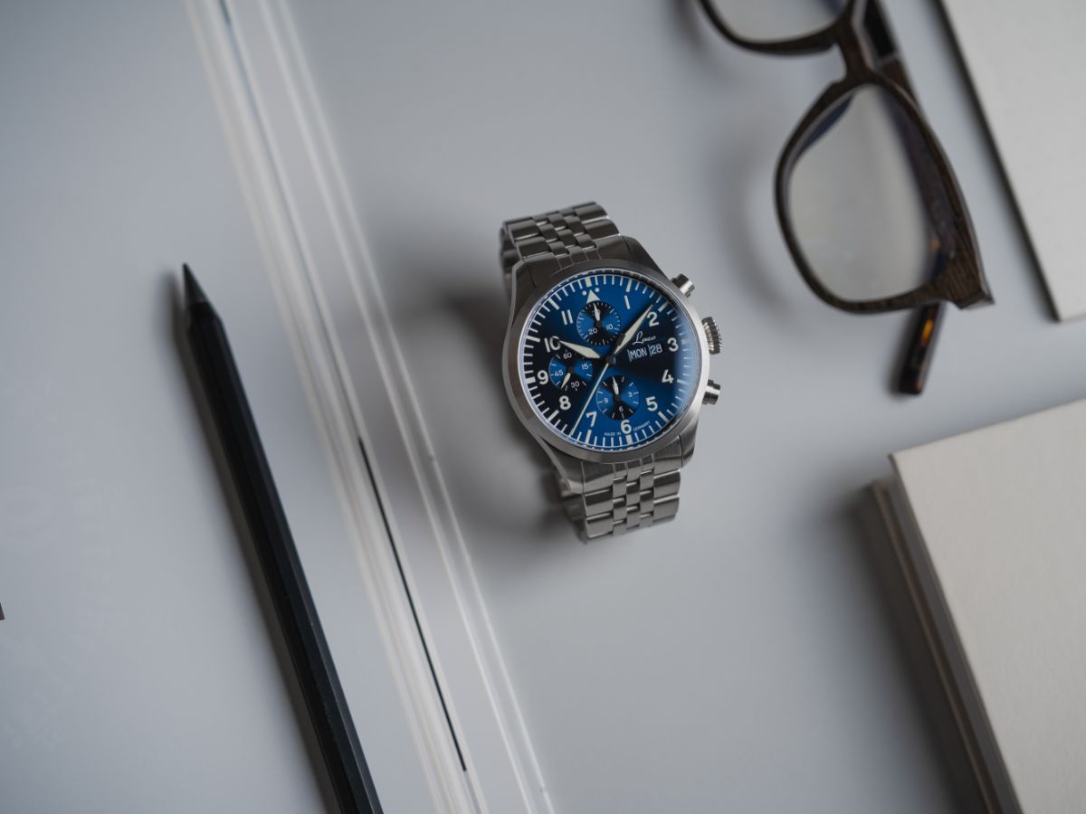 Laco Kiel.2.MB Blau Chronograph (43mm) Automatic 862186.MB