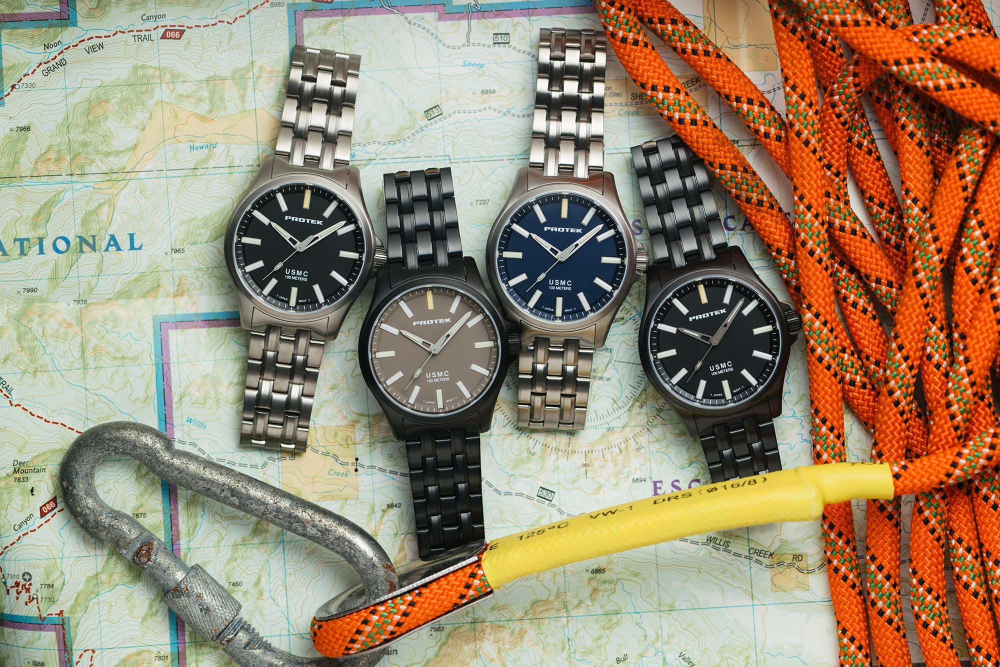 ProTek USMC Titanium Field Watch (40mm) PT3102BR