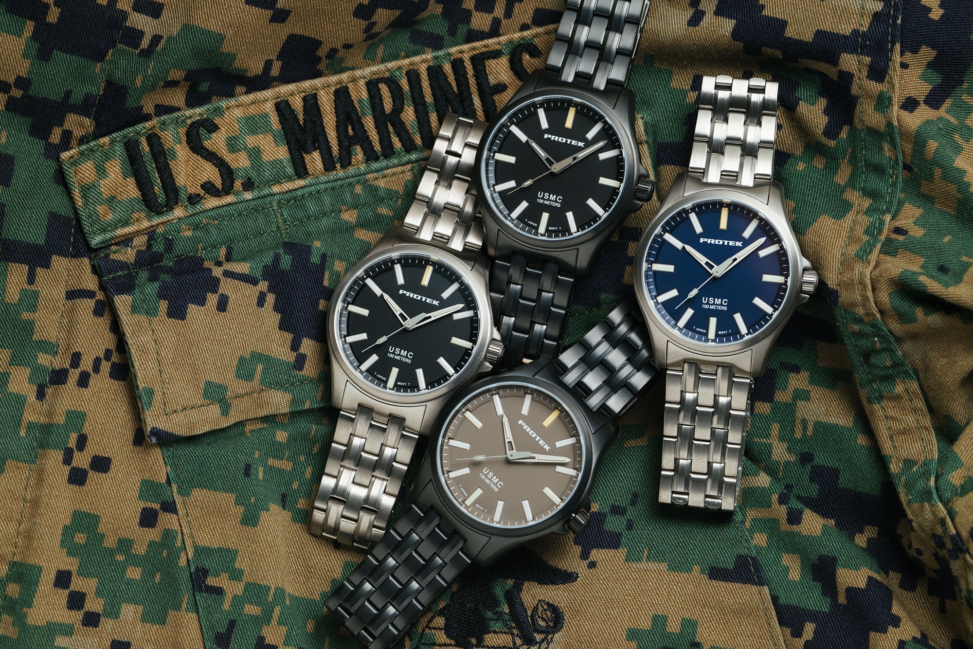 ProTek USMC Titanium Field Watch (40mm) PT3102BR