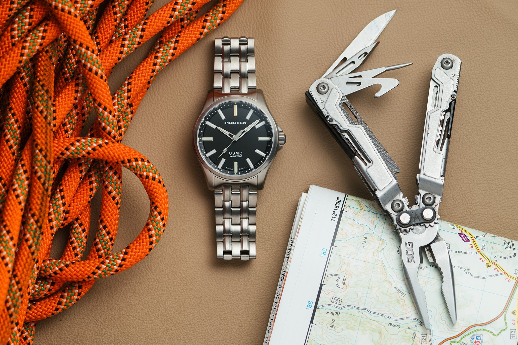 ProTek USMC Titanium Field Watch (40mm) PT3101BR