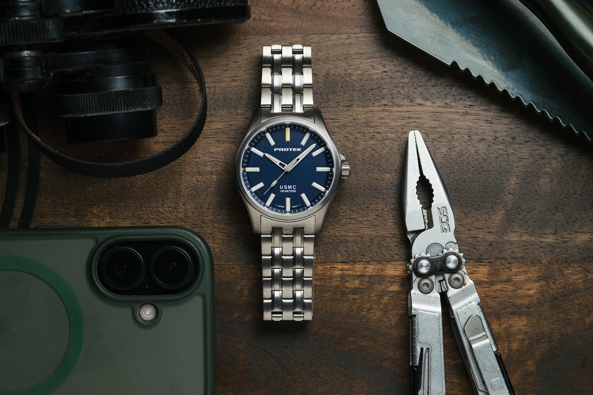 ProTek USMC Titanium Field Watch (40mm) PT3103BR