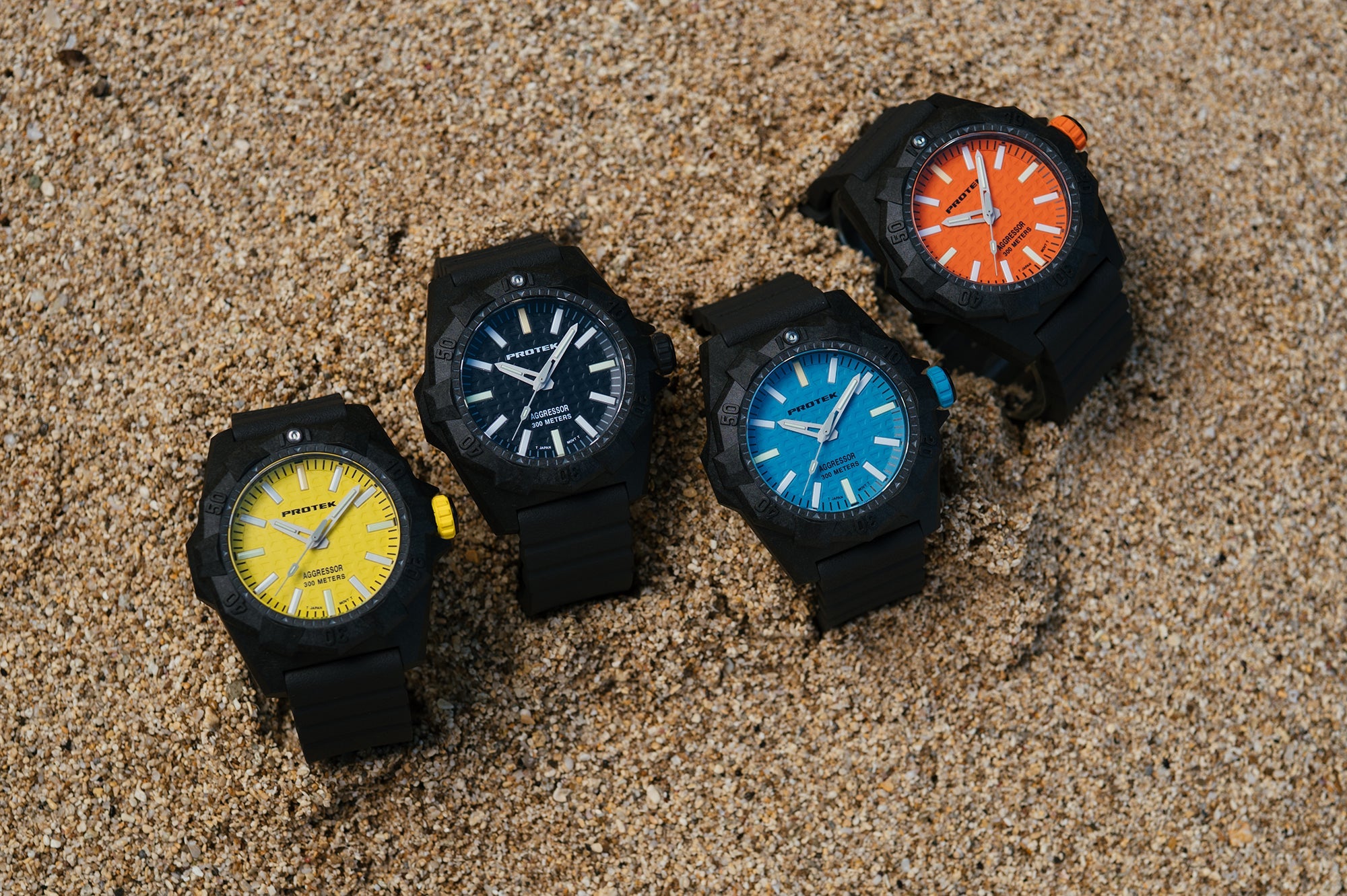 ProTek Carbon Composite Aggressor Dive Watch (45mm) PT4001